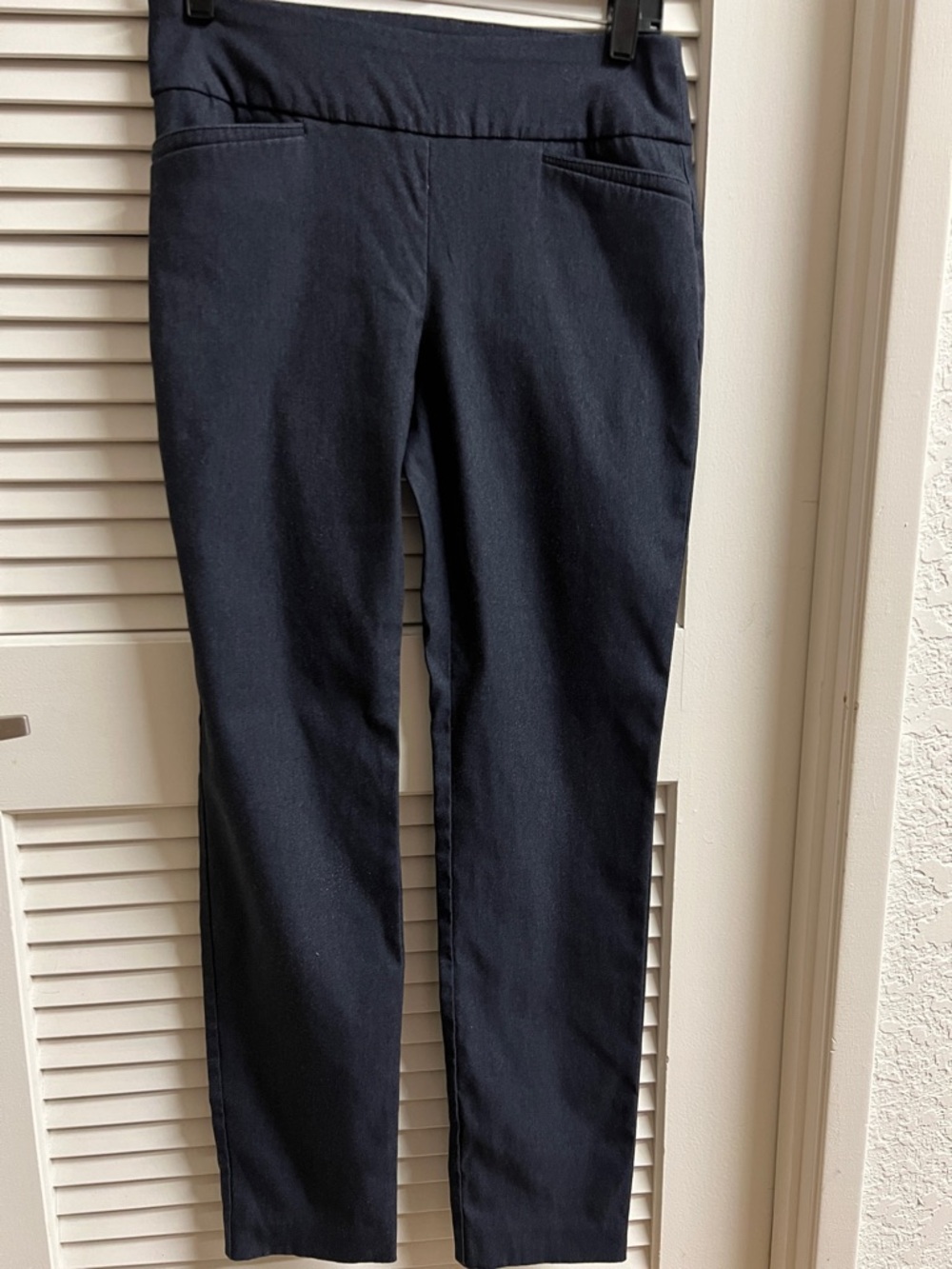 Van Heusen Navy Straight Leg Pants